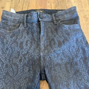 Joes jeans. Snake blue print. Size 28.